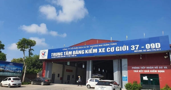 Thanh tra Sở Giao thông vận tải Nghệ An xử phạt 2 trung tâm đăng kiểm