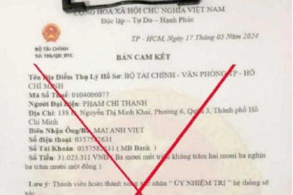 Bộ Tài chính bị làm giả con dấu, văn bản và website