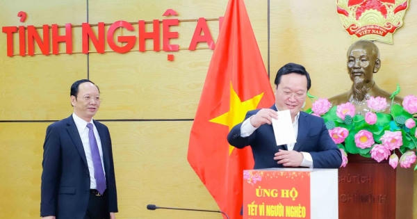 Trên 70 tỷ đồng đăng ký ủng hộ 'Tết vì người nghèo - Xuân Quý Mão 2023' tại Nghệ An