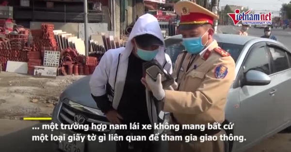 Tài xế ô tô không cho đo nồng độ cồn, livestream hơn 1 tiếng trên Facebook