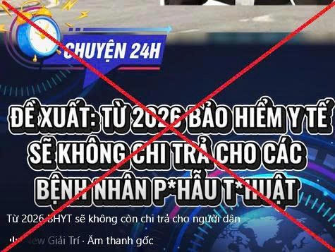 BHXH Việt Nam cảnh báo tin giả về chính sách BHYT