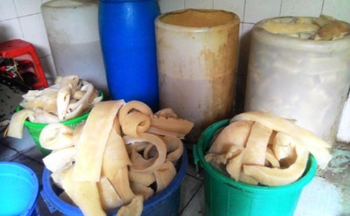 Cẩn trọng với món 'nem đặc sản' từ bì lợn thối