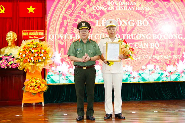 Đại tá Nguyễn Thanh Hà giữ chức Phó Giám đốc Công an tỉnh An Giang