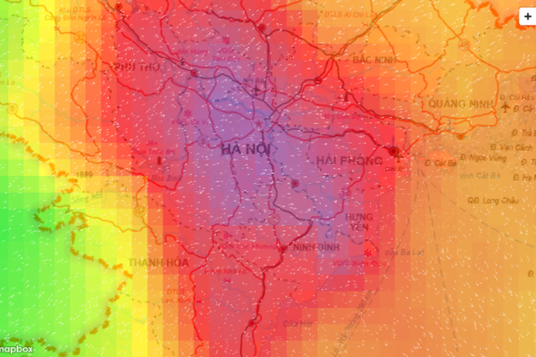 Hà Nội ô nhiễm không khí nhất cả nước, nguy hại cho sức khoẻ người dân