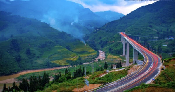 Thông xe nối cầu cạn có trụ cao nhất Việt Nam Thông xe nối cầu cạn có trụ cao nhất Việt Nam
