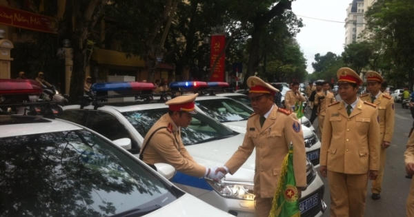 Hà Nội: 100% cán bộ, chiến sĩ CSGT ứng trực Đại hội Đảng XII