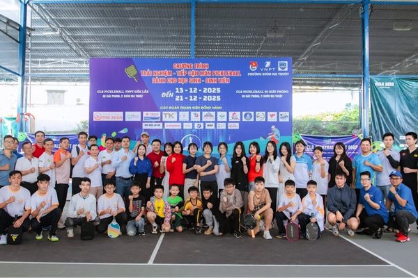 Đắk Lắk: Triển khai chương trình trải nghiệm Pickleball tiếp cận học đường