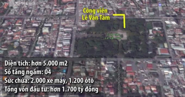 4 dự án bãi gửi xe ngầm ở TP HCM