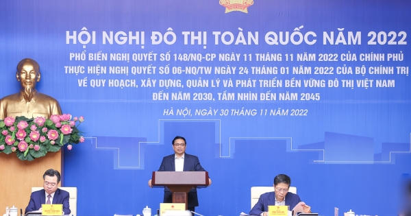 Thủ tướng Phạm Minh Chính chủ trì Hội nghị đô thị toàn quốc