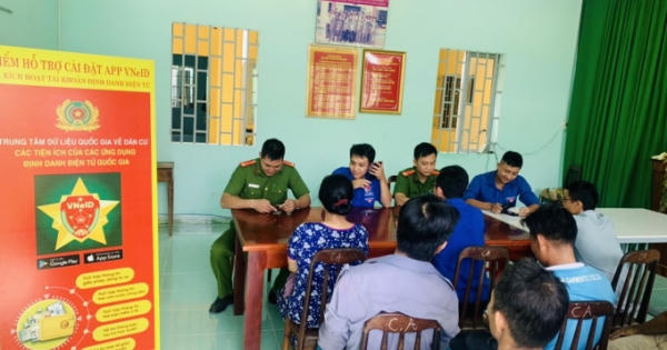 Một xã của tỉnh Đồng Nai hoàn thành chỉ tiêu kích hoạt định danh điện tử