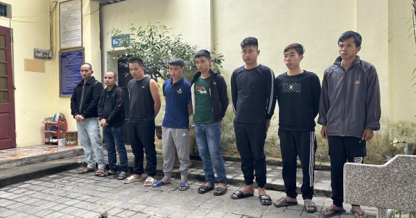 Thanh Hóa: Bắt 8 đối tượng trong ổ nhóm chuyên trộm cắp dây cáp điện ngầm
