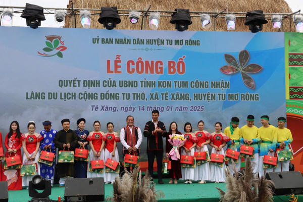 Làng tái định cư Tu Thó trở thành làng du lịch cộng đồng