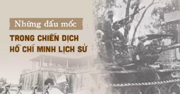 Những dấu mốc trong Chiến dịch Hồ Chí Minh lịch sử