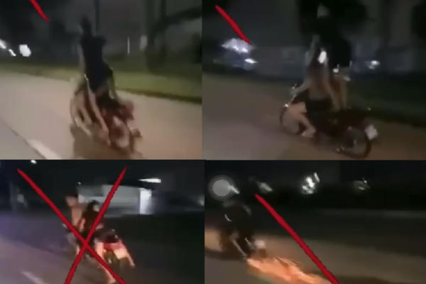 CSGT Đồng Nai xử lý nhiều thanh thiếu niên liều lĩnh bốc đầu xe máy, diễn xiếc trên phố