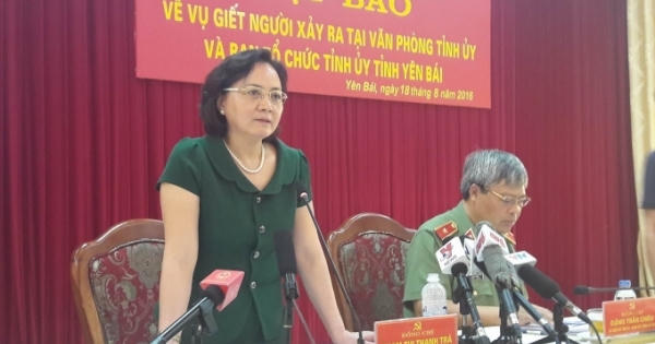 Yên Bái: Khởi tố vụ án dùng súng bắn chết Bí thư Tỉnh ủy và Trưởng ban Tổ chức