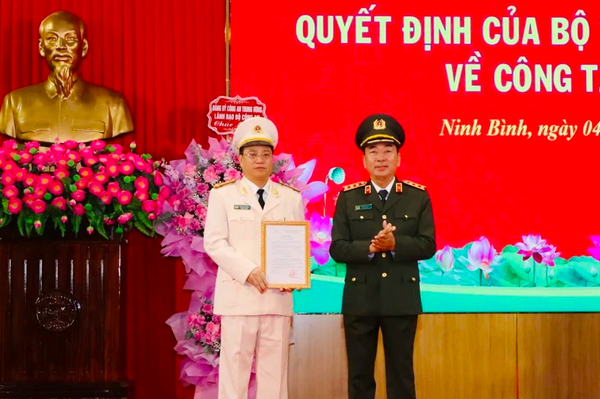 Phó Cục trưởng Cục An ninh Nội địa được điều động giữ chức Giám đốc Công an tỉnh Ninh Bình