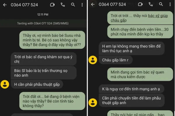 Bộ Công an cảnh báo màn kịch "con đang cấp cứu" của các đối tượng lừa đảo