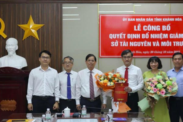 Tỉnh Khánh Hòa có tân Giám đốc Sở Tài nguyên và Môi trường