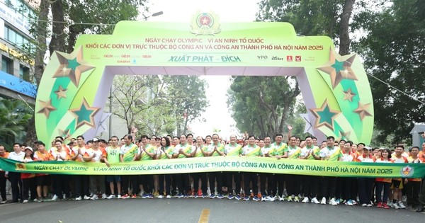 Bộ Công an tổ chức Ngày chạy Olympic - Vì an ninh tổ quốc Bộ Công an tổ chức Ngày chạy Olympic - Vì an ninh tổ quốc