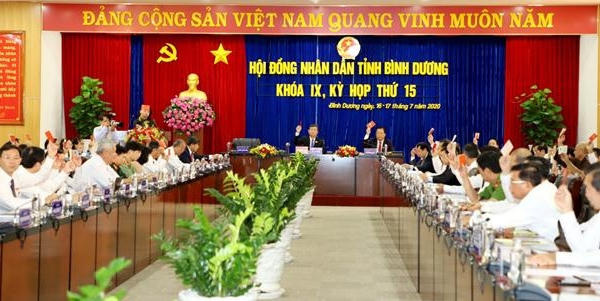 Khai mạc kỳ họp thứ 15, HĐND tỉnh Bình Dương khóa IX Khai mạc kỳ họp thứ 15, HĐND tỉnh Bình Dương khóa IX