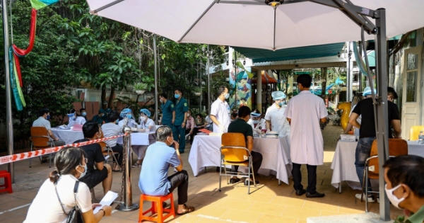 Sáng 7/9, Hà Nội ghi nhận một F0 từng đi tiêm vaccine tại 21 Trung Liệt ngày 3/9