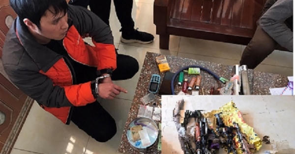 Bắt giữ đối tượng mua bán trái phép chất ma tuy, thu giữ 2 khẩu súng cùng 132 viên đạn