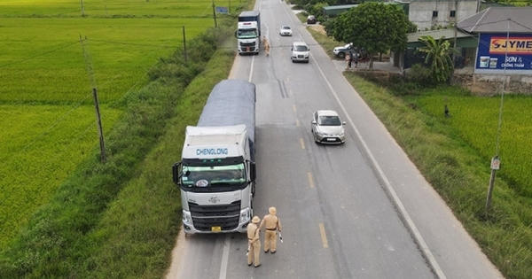 Hà Tĩnh: Rà soát quy trình tuần tra, kiểm soát đảm bảo TTATGT trong mùa mưa bão