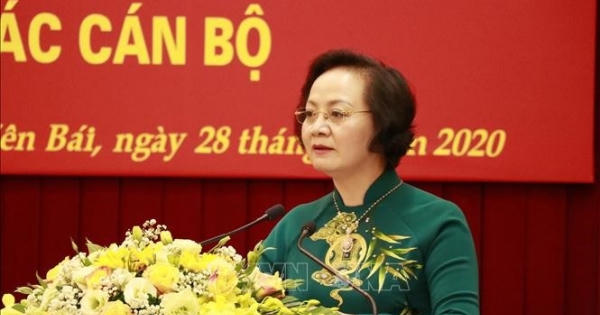 Bà Phạm Thị Thanh Trà giữ chức phó trưởng Ban Tổ chức trung ương Bà Phạm Thị Thanh Trà giữ chức phó trưởng Ban Tổ chức trung ương