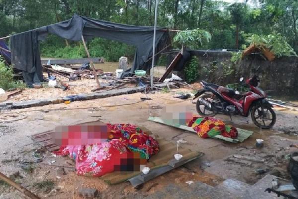 Mưa lớn ở Thái Nguyên, bức tường đổ sập vùi lấp nhóm thợ xây làm 3 người thiệt mạng