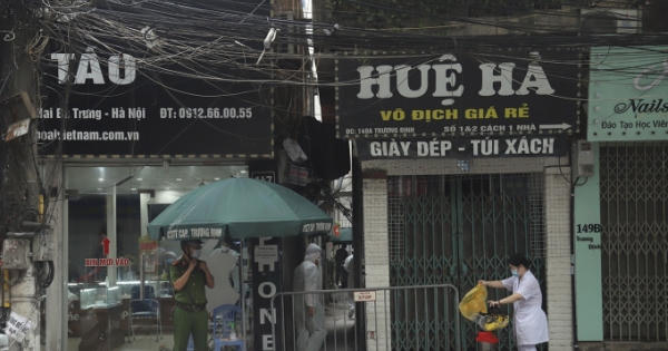 Phong tỏa ngõ 147 Trương Định, Hà Nội vì có ca nhiễm Covid-19