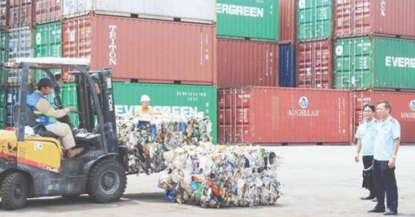 Lực lượng Hải quan kiên quyết xử lý phế liệu tồn đọng tại các cảng biển