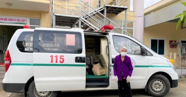 Nghệ An: Cụ bà 105 tuổi khỏi bệnh Covid-19