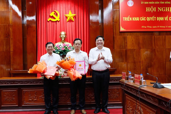 Ông Trần Ngô Minh Tuấn giữ chức Chánh Thanh tra tỉnh Đồng Tháp