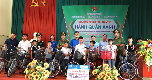 Dấu ấn đẹp từ chương trình tình nguyện “hành quân xanh” năm 2023 của Công an Bắc Giang