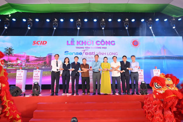 SCID khởi công Trung tâm thương mại lớn nhất tỉnh Vĩnh Long