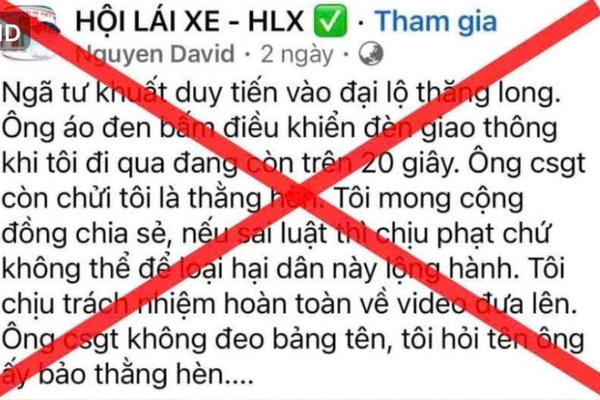 Thông tin tự ý điều chỉnh đèn giao thông là tin giả, sai sự thật