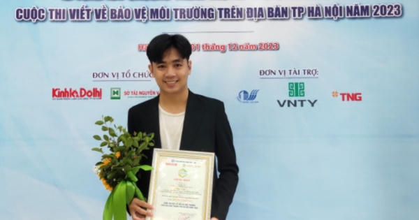 Báo Pháp luật Việt Nam đạt giải trong "Cuộc thi viết về bảo vệ môi trường trên địa bàn TP Hà Nội năm 2023"