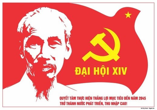 17 tranh cổ động được sử dụng chính thức trong các hoạt động tuyên truyền Đại hội Đảng các cấp