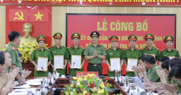 Hà Tĩnh: Bổ nhiệm 65 Điều tra viên đối với Công an cấp xã