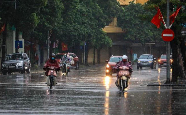 Thời tiết hôm nay: Chiều tối và đêm nhiều nơi mưa to đến rất to