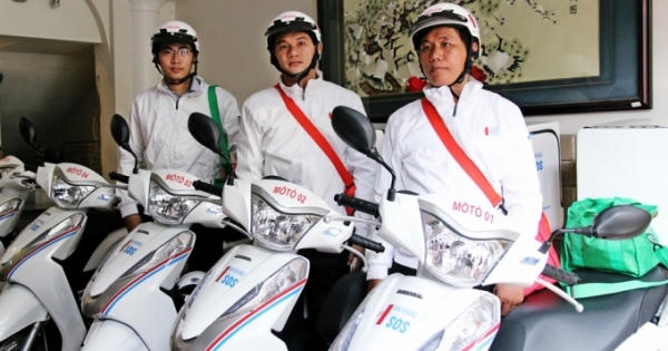 Mới: Cấp cứu bằng xe mô tô tại TP Hồ Chí Minh Mới: Cấp cứu bằng xe mô tô tại TP Hồ Chí Minh
