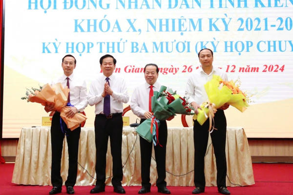 Kiên Giang có tân Chủ tịch HĐND và UBND Kiên Giang có tân Chủ tịch HĐND và UBND