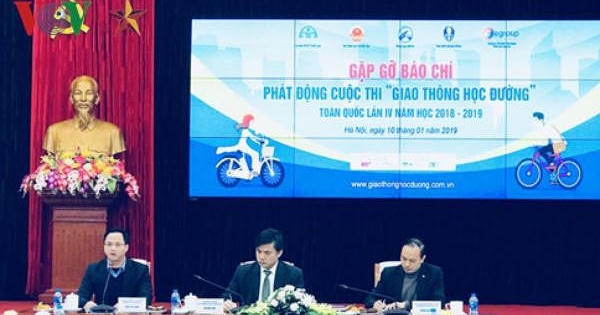 Phát động cuộc thi 'Giao thông học đường'