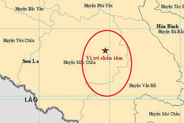 Sơn La: Tiếp tục có động đất vào lúc sáng sớm