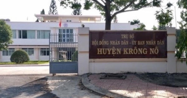 Kỷ luật Chủ tịch và Phó chủ tịch UBND huyện Krông Nô