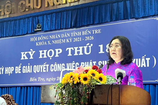 Bến Tre: Nghị quyết về sắp xếp đơn vị hành chính được thông qua