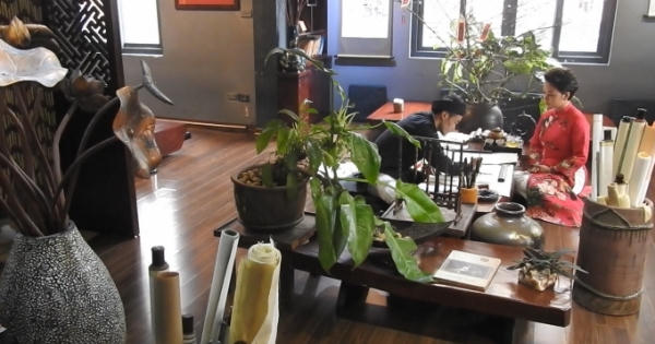 Chào xuân Plus: Độc đáo không gian thư pháp giữa lòng Hà Nội