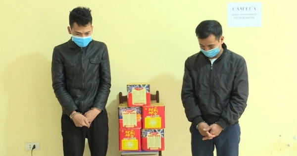 Vĩnh Phúc: Mua hơn 10kg pháo về chưa kịp nổ để chơi Tết thì bị bắt
