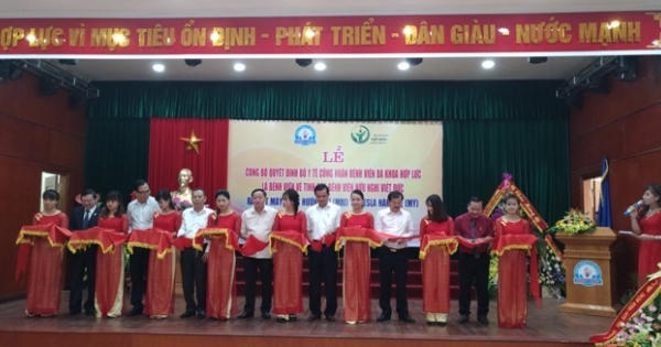 Công nhận BV Hợp Lực là BV vệ tinh ngoại chấn thương của BV Việt Đức