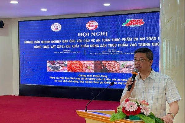 Hội nghị hướng dẫn doanh nghiệp đáp ứng yêu cầu về an toàn thực phẩm, kiểm dịch động thực vật vào Trung Quốc